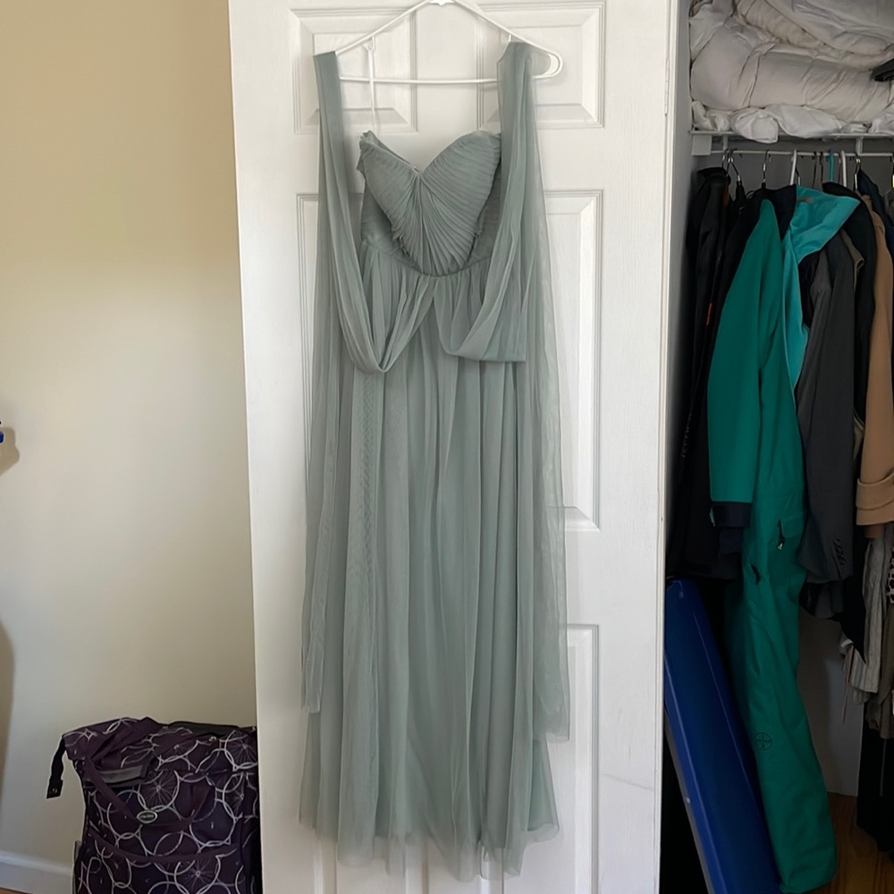 Bridesmaid dress sage